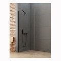 New Trendy New Soleo Black kabina prysznicowa walk-in 100 cm czarna