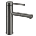 Deante Ora bateria umywalkowa z wyciąganą wylewką titanium