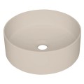 Deante Silia umywalka granitowa nablatowa okrągła 36cm beż