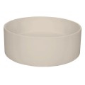 Deante Silia umywalka granitowa nablatowa okrągła 36cm beż