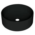 Deante Silia umywalka granitowa nablatowa okrągła 36cm nero