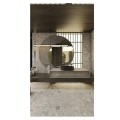 Deante Silia umywalka granitowa nablatowa owalna 55x35 nero