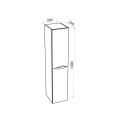 Lavita Kolorado słupek wiszący 30 black glossy