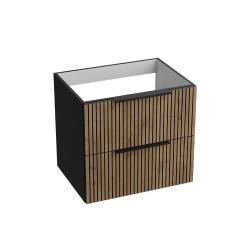 Lavita Oklahoma szafka wisząca Wood Black 600