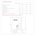 Elektromet LIDER 4,0 kW przepływaowy ogrzewacz wody z baterią i wylewką 150 mm umywalkowy chrom