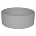 Deante Silia umywalka granitowa nablatowa 36cm szary metalik