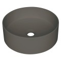 Deante Silia umywalka granitowa nablatowa 36cm antracyt metalik