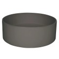 Deante Silia umywalka granitowa nablatowa 36cm antracyt metalik
