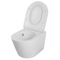 Laveo Nida CycleOn miska WC wisząca ze spłukiwaniem wirowym i deską wolnoopadającą