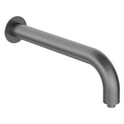 Deante Silia wylewka prysznicowa ścienna 380mm titanium