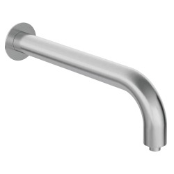 Deante Silia wylewka prysznicowa ścienna 380mm stal szczotkowana
