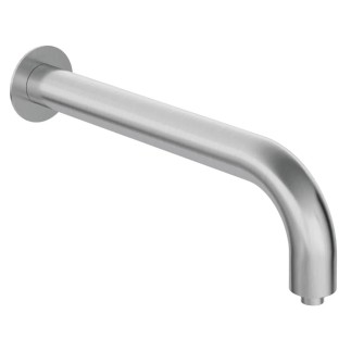 Deante Silia wylewka prysznicowa ścienna 380mm stal szczotkowana