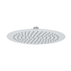 Laveo Rondo deszczownia górna 250 mm stal biała