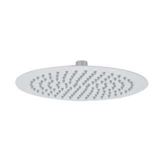 Laveo Rondo deszczownia górna 250 mm stal biała