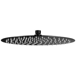 Laveo Rondo deszczownia górna 300 mm stal czarna