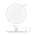 Deante Arnika głowica prysznicowa okrągła 250mm chrom