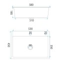 Rea Liam Brush SS zlewozmywak