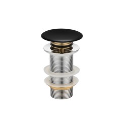 UPTREND korek click-clack ceramiczny okrągły czarny bez przelewu