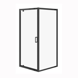 Cersanit Arteco kabina kwadratowa, szkło transparentne 90x90x190 cm czarna
