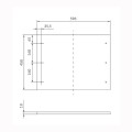 Cersanit Moduo blat 60 cm dąb