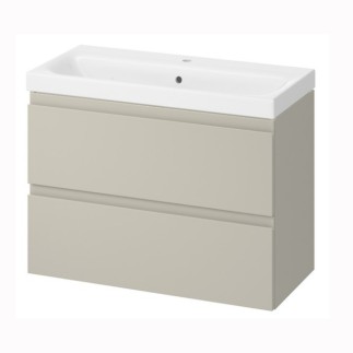 Cersanit Moduo szafka łazienkowa z umywalką slim 80 cm kaszmir