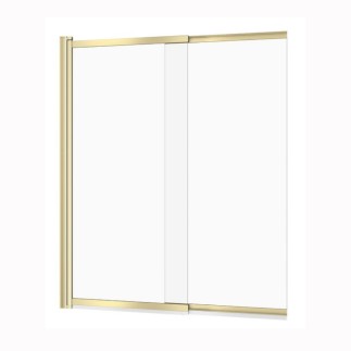 Cersanit Larga parawan nawannowy dwuskrzydłowy 140x115 cm złoty matowy