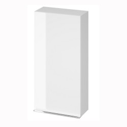 Cersanit Vrgo szafka łazienkowa wisząca, chromowany uchwyt 40 cm biała