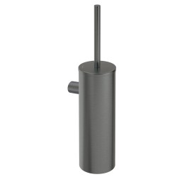 Deante Round szczotka WC wisząca titanium