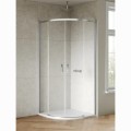New Trendy Prime Nickel Brushed kabina prysznicowa półokrągła 90x90x200.