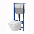 Cersanit Zestaw stelaż podtynkowy Aqua 50 Mech + miska zawieszana Larga z deską wolnoopadającą