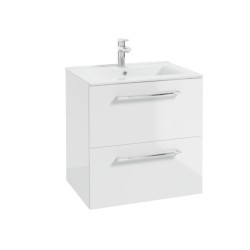 Defra Metro D60 szafka pod umywalkę z szufladami biała 60cm