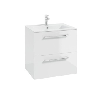 Defra Metro D60 szafka pod umywalkę z szufladami biała 60cm