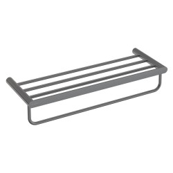 Deante Round półka ścienna titanium