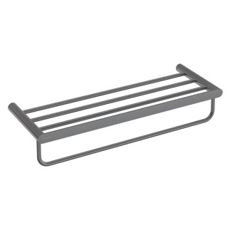 Deante Round półka ścienna titanium
