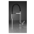 Deante Magnetic bateria zlewozmywakowa z elastyczną wylewką z podłączeniem do wody chrom