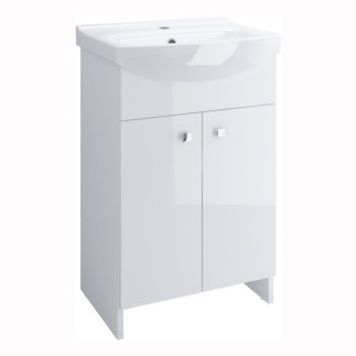 Cersanit Essentials Basic zestaw szafka podumywalkowa + umywalka 50 cm biała