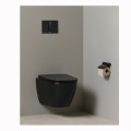 Roca Ona miska WC podwieszana czarny mat