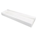Deante Blur umywalka granitowa nablatowa z maskownicą alabaster 120x40cm