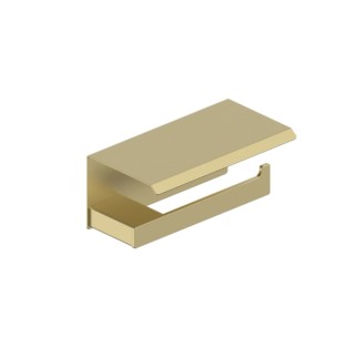 Kfa uchwyt na papier toaletowy z półką light gold