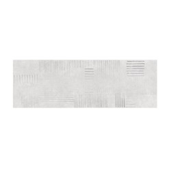 Cersanit Quantum lines grey płytka ścienna satyna 25x75cm