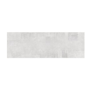 Cersanit Quantum lines grey płytka ścienna satyna 25x75cm