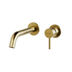 Valvex Cannoli bateria umywalkowa podtynkowa brushed gold