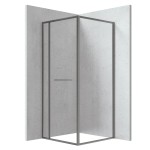 Deante Square kabina prysznicowa kwadratowa titanium 80x80cm