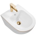 Rea Carlo mini bidet podwieszany white gold