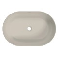 Deante Round umywalka ceramiczna nablatowa beż 58x38cm
