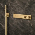 Valvex Cannoli zestaw podtynkowy termostatyczny 2 funkcyjny brushed gold
