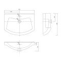 Defra Tomaso umywalka meblowa 60x40cm