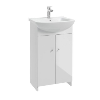 Deante Venus D50 zestaw szafka z umywalką biały 50x29cm