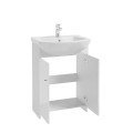 Deante Venus D60 zestaw szafka z umywalką biały 60x29cm
