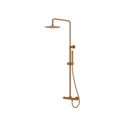 Lavita Orion zestaw prysznicowy z deszczownicą Brushed copper